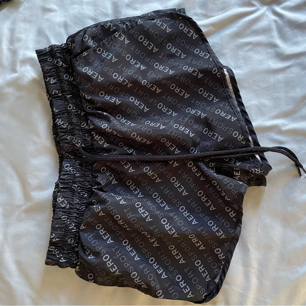 Aeropostale Black Athletic Shorts